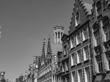 Belçika 'nın eski Bruges kenti.