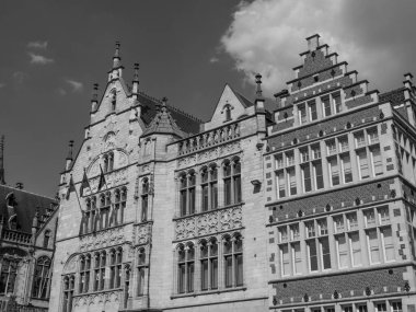 Belçika 'nın eski kenti Gent.