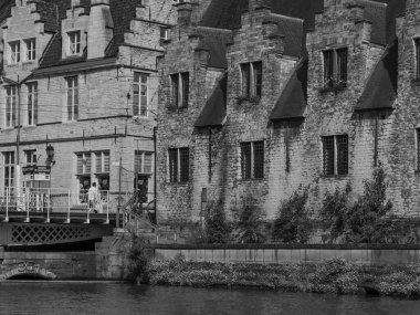 Belçika 'nın eski kenti Gent.