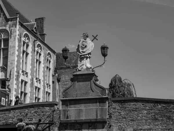 Città Vecchia Bruges Belgio — Foto Stock