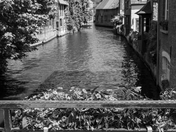 Παλιά Πόλη Της Bruges Στο Βέλγιο — Φωτογραφία Αρχείου