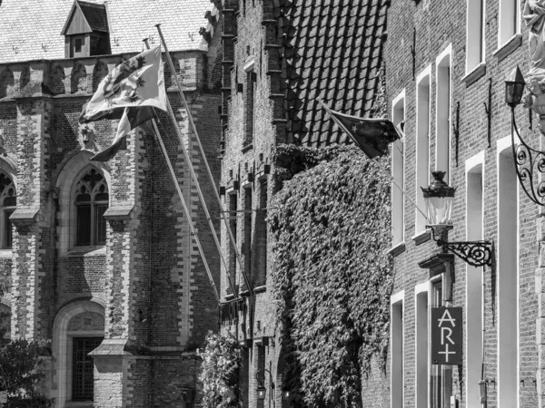 Ciudad Vieja Brujas Bélgica — Foto de Stock