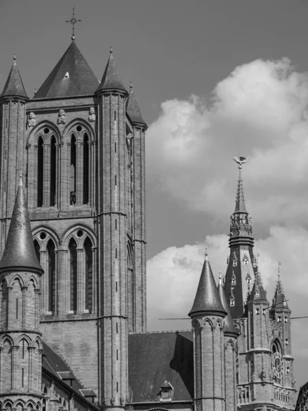 stock image The old city of Gent in Belgium