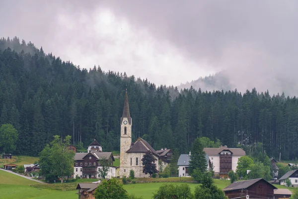 Zomertijd Oostenrijkse Alpen Bij Gosau Aan Salzkammergut — Stockfoto