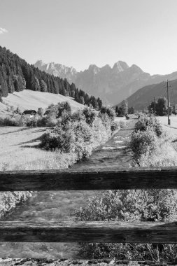 Szkammergut 'ta Gosau yakınlarındaki Avustralya Alplerinde yaz zamanı.