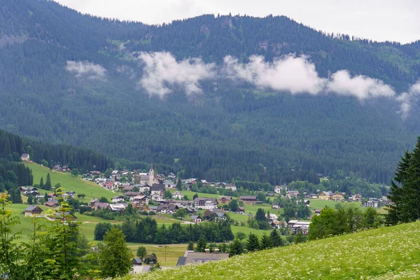 Summer Time Austrian Alps Gosau Salzkammergut — Stock Photo, Image