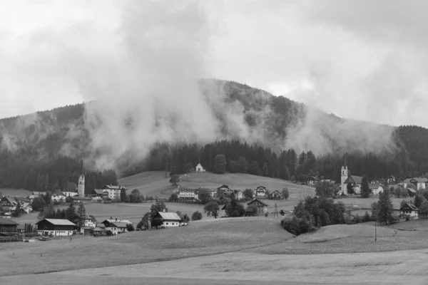 Hora Verano Los Alpes Austriacos Cerca Gosau Salzkammergut —  Fotos de Stock