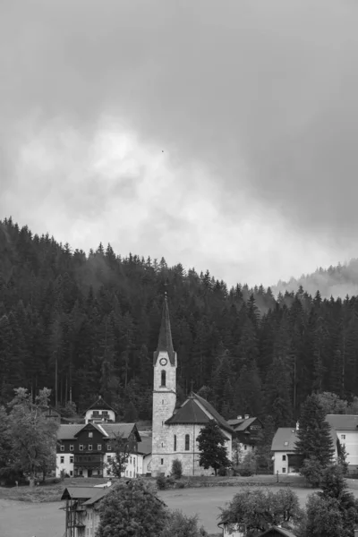 Sommartid Austriska Alperna Nära Gosau Vid Salzkammergut — Stockfoto