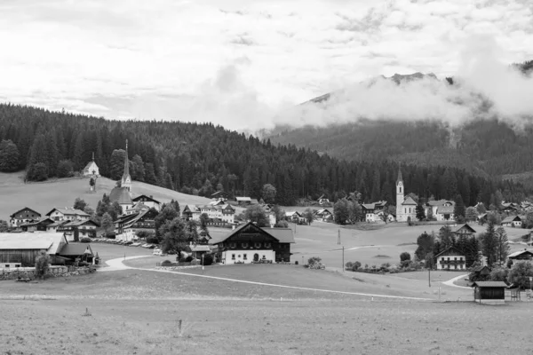 Літній Час Австрійських Альпах Поблизу Госу — стокове фото