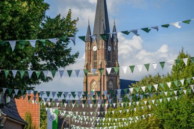 Alman Muensterland 'inde yaz mevsimi