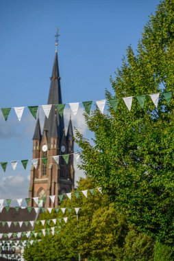 Alman Muensterland 'inde yaz mevsimi