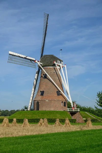 Mulino Vento Nei Paesi Bassi — Foto Stock