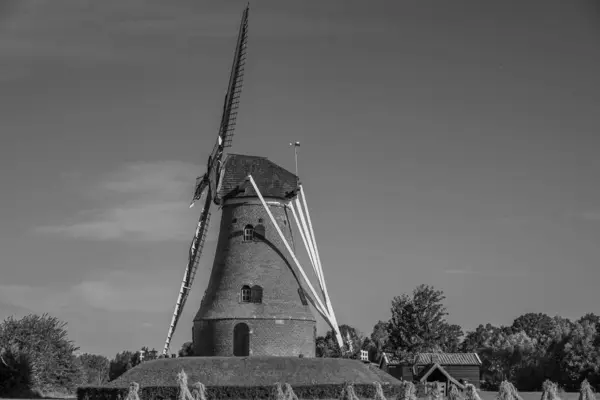 Moulin Vent Aux Pays Bas — Photo