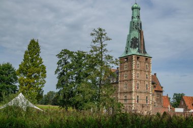 Alman Muensterland 'ındaki Raesfeld' in odl kalesi.