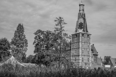 Alman Muensterland 'ındaki Raesfeld' in odl kalesi.