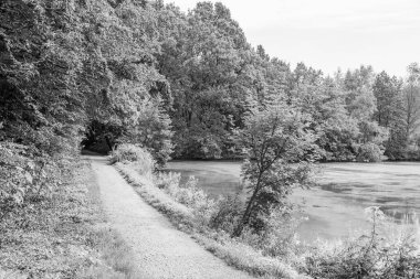 Alman Muensterland 'ındaki Raesfeld' in odl kalesi.