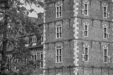 Alman Muensterland 'ındaki Raesfeld' in odl kalesi.