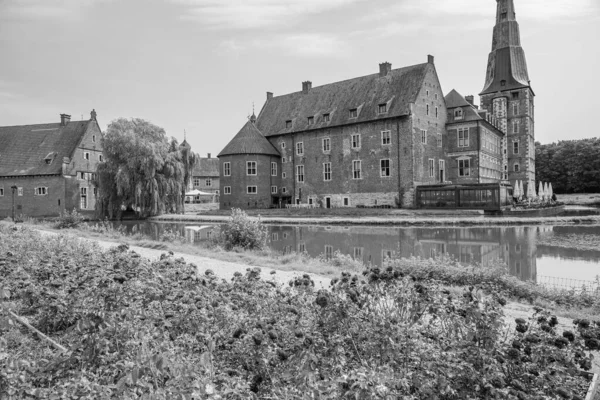 Замок Раесфельд Немецком Мюнстерланде — стоковое фото