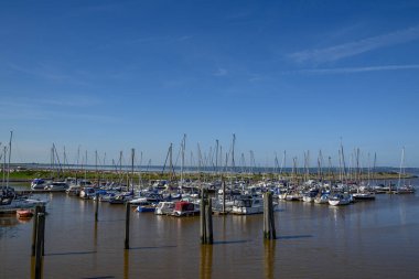 Langeoog plajında yaz zamanı