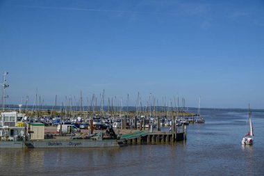 Langeoog plajında yaz zamanı