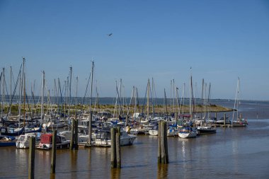 Langeoog plajında yaz zamanı