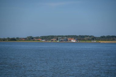Langeoog plajında yaz zamanı