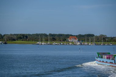 Langeoog plajında yaz zamanı