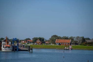 Langeoog plajında yaz zamanı