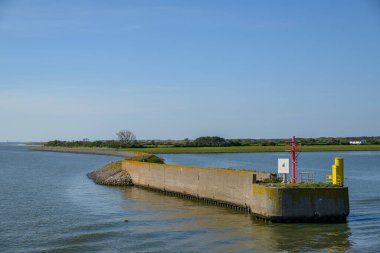 Langeoog plajında yaz zamanı
