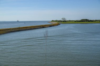 Langeoog plajında yaz zamanı