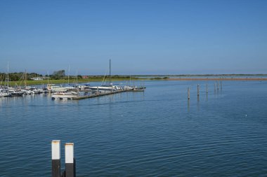 Langeoog plajında yaz zamanı