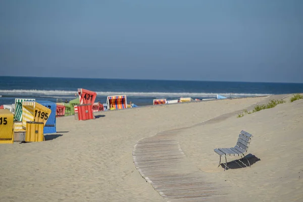 Horário Verão Praia Langeoog — Fotografia de Stock