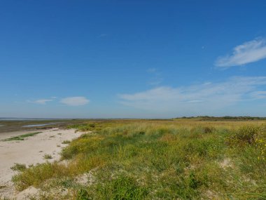 Almanya 'daki Langeoog Adası plajı.