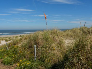 Almanya 'daki Langeoog Adası plajı.