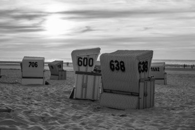 Langeoog adasında yaz zamanı