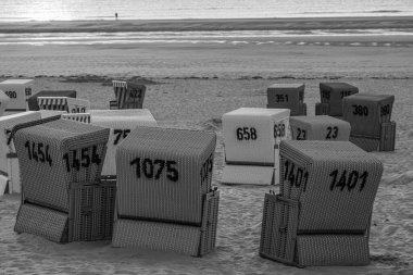 Langeoog adasında yaz zamanı