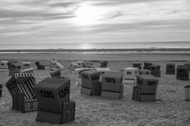 Langeoog adasında yaz zamanı