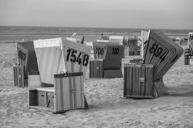 Langeoog adasında yaz zamanı