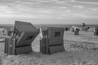 Langeoog adasında yaz zamanı