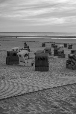 Langeoog adasında yaz zamanı