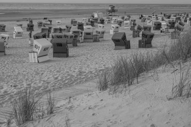 Langeoog adasında yaz zamanı