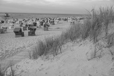 Langeoog adasında yaz zamanı