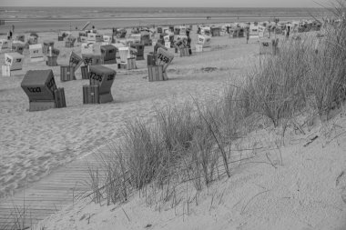 Langeoog adasında yaz zamanı