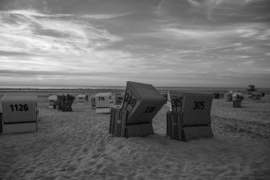 Langeoog adasında yaz zamanı