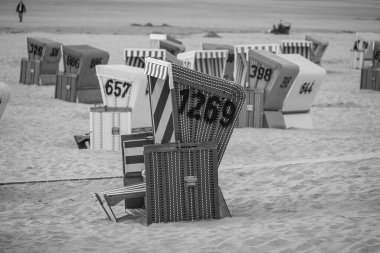 Langeoog adasında yaz zamanı