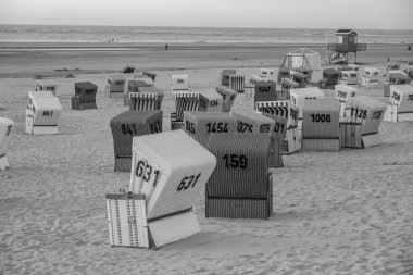 Langeoog adasında yaz zamanı