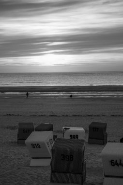 Langeoog adasında yaz zamanı