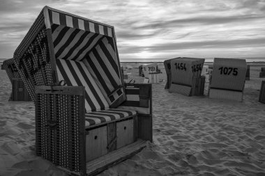 Langeoog adasında yaz zamanı