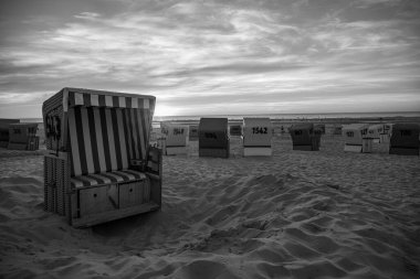 Langeoog adasında yaz zamanı