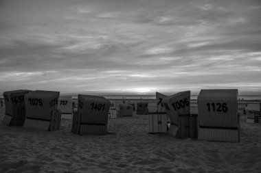 Langeoog adasında yaz zamanı